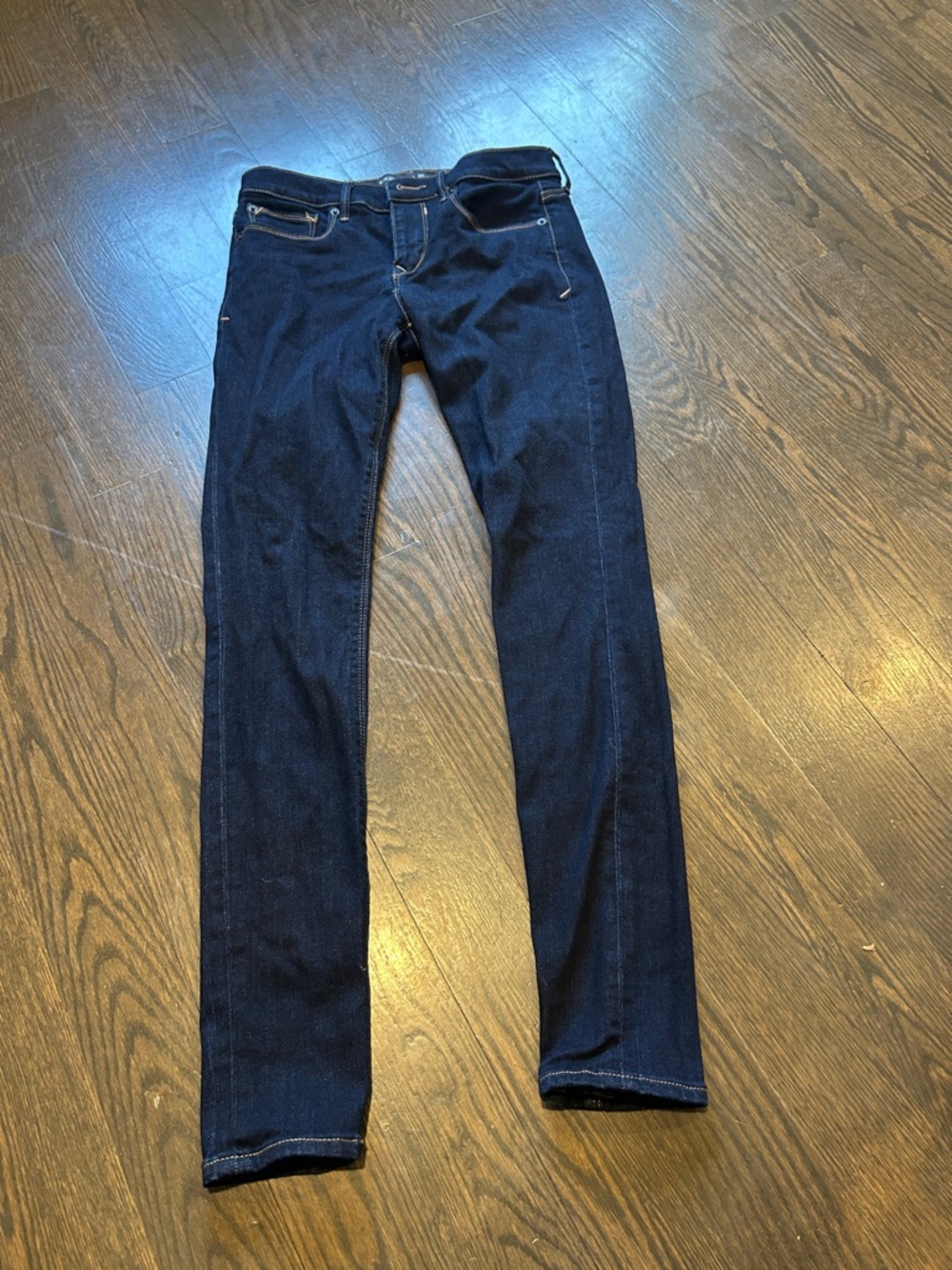 Express Dark Blue Women's Mid rise Legging. 4R